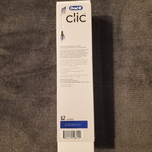 Oral B Clic Toothbrush & Magnetic Brush Holder New - Picture 4 of 6